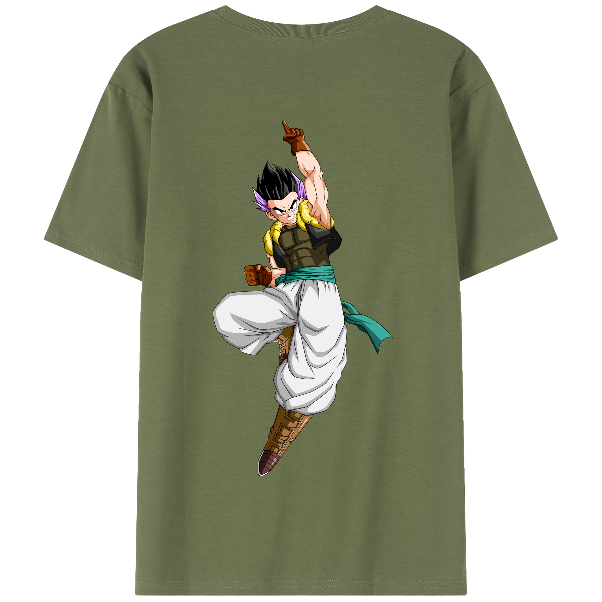 （画像用） ドラゴンボール 孫 悟飯（そんごはん）DRAGON BALL Son Gohan 綿100％半袖Tシャツ（背面プリント）
